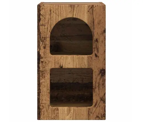 Naktsgaldiņš 2 Pcs Vecs Koks 29.5 X 35 X 50 Cm Vidaxl