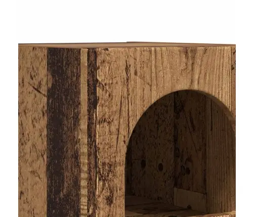 Naktsgaldiņš 2 Pcs Vecs Koks 29.5 X 35 X 50 Cm Vidaxl