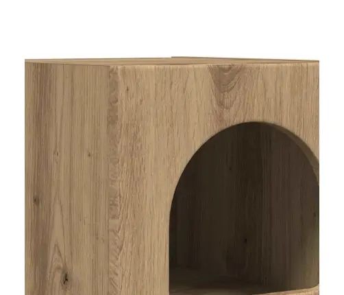 Naktsgaldiņš Artisānā Ozols 29.5 X 35 X 50 Cm Inženierijas Koks Vidaxl