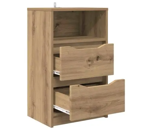 Naktsgaldiņš Artisānā Ozols 40 X 30 X 467 Cm Inženierijas Koks Vidaxl