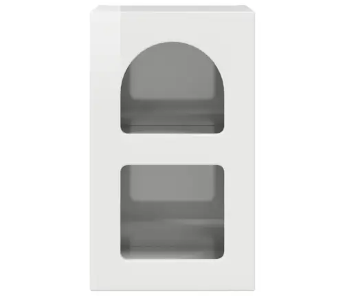 Naktsgaldiņš Augsta Spīduma Baltā Krāsa 29.5 X 35 X 50 Cm Vidaxl