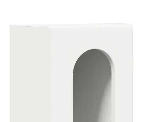 Naktsgaldiņš Balts 40 X 35 X 50 Cm Inženierijas Koks Vidaxl