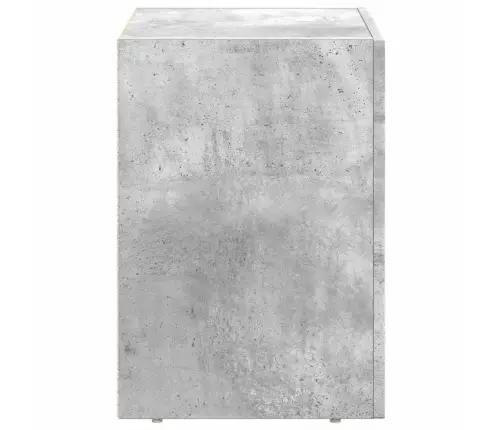 Naktsgaldiņš Betona Pelēks 40 X 35 X 50 Cm Inženierijas Koks Vidaxl