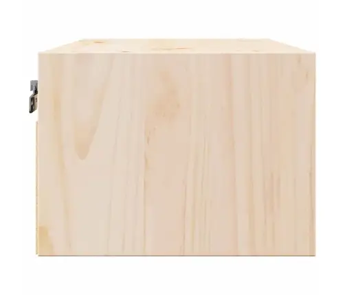 Naktsgaldiņš Brūna 50 X 32,5 X 24 Cm Priedes Masīvkoks Vidaxl