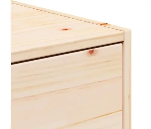 Naktsgaldiņš Brūna 50 X 32,5 X 24 Cm Priedes Masīvkoks Vidaxl