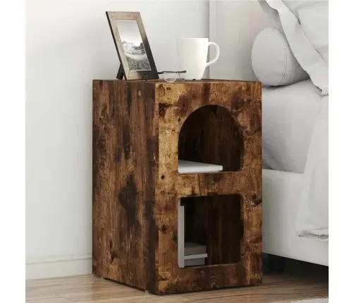 Naktinis Staliukas Rūkyta Ąžuolas 29.5 X 35 X 50 Cm