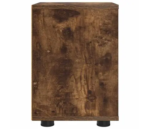 Naktsgaldiņš Dūmaka Ozols 30,5 X 30 X 43 Cm Inženierijas Koks Vidaxl