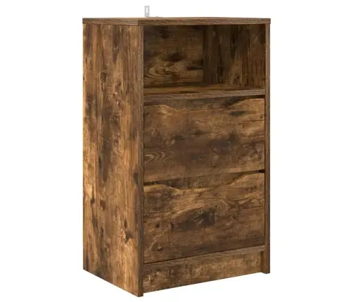 Naktsgaldiņš Dūmaka Ozols 40 X 30 X 467 Cm Inženierijas Koks Vidaxl