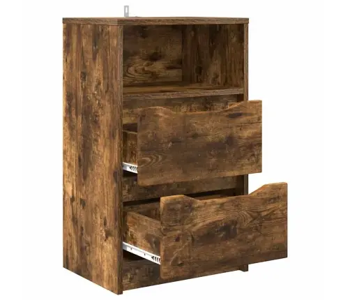 Naktsgaldiņš Dūmaka Ozols 40 X 30 X 467 Cm Inženierijas Koks Vidaxl