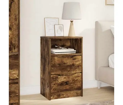 Naktsgaldiņš Dūmaka Ozols 40 X 30 X 467 Cm Inženierijas Koks Vidaxl