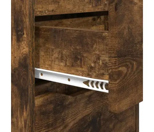 Naktsgaldiņš Dūmaka Ozols 40 X 30 X 467 Cm Inženierijas Koks Vidaxl