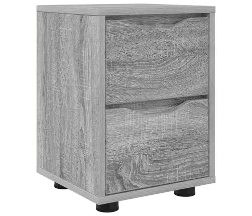 Naktinis Staliukas Su Stalčių Pilkas Sonoma 30,5 X 30 X 43 Cm
