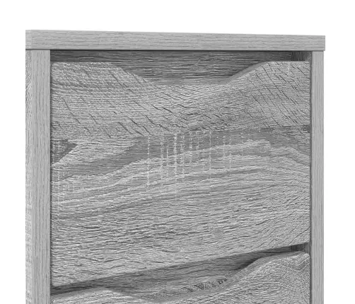 Naktinis Staliukas Su Stalčių Pilkas Sonoma 30,5 X 30 X 43 Cm