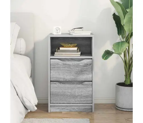 Naktinis Staliukas Su Stalčių Pilkas Sonoma 40 X 30 X 467 Cm