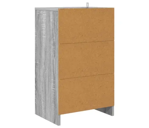 Naktinis Staliukas Su Stalčių Pilkas Sonoma 40 X 30 X 467 Cm