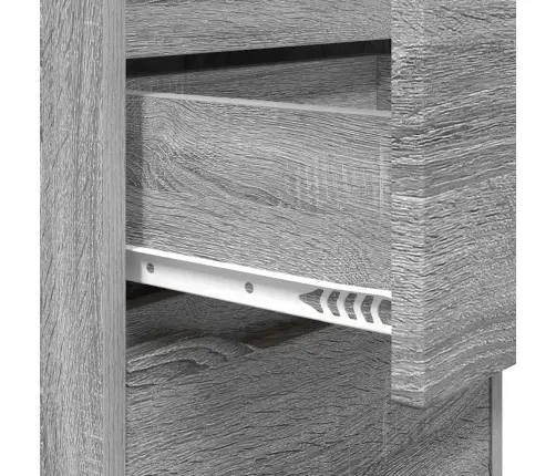 Naktinis Staliukas Su Stalčių Pilkas Sonoma 40 X 30 X 467 Cm