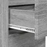 Naktinis Staliukas Su Stalčių Pilkas Sonoma 40 X 30 X 467 Cm