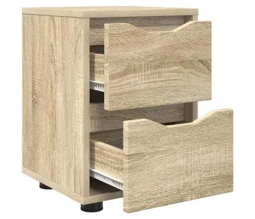 Naktsgaldiņš Sonoma Ozols 30,5 X 30 X 43 Cm Inženierijas Koks Vidaxl