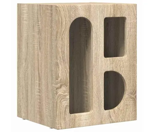 Naktsgaldiņš Sonoma Ozols 40 X 35 X 50 Cm Inženierijas Koks Vidaxl