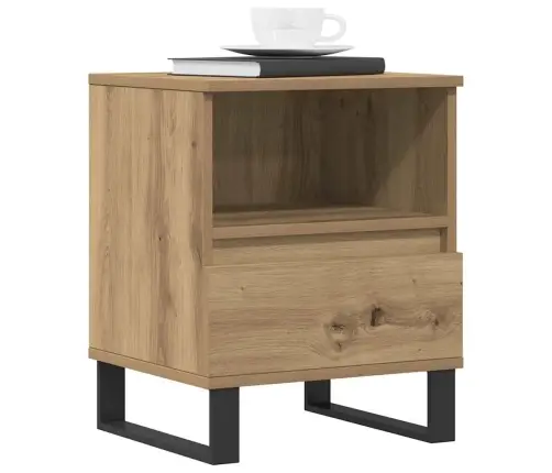 Naktsskapīši 2 Gab. Koka Krāsa 40X35X50 Cm Inženierijas Koks Vidaxl