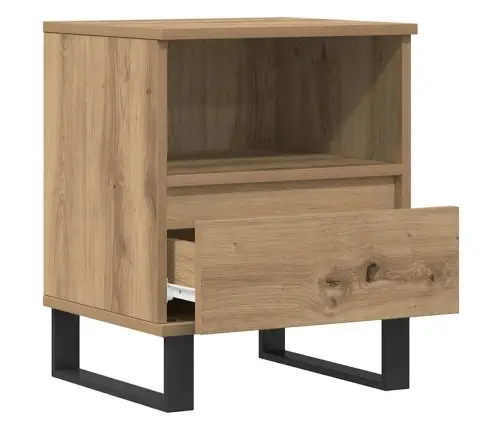 Naktsskapīši 2 Gab. Koka Krāsa 40X35X50 Cm Inženierijas Koks Vidaxl