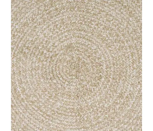 Paklājs Dabisks Un Balts 80 X 150 Cm Džuta Vidaxl