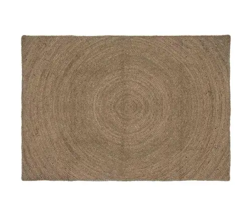 Paklājs Pelēka 140 X 200 Cm Džuta Vidaxl