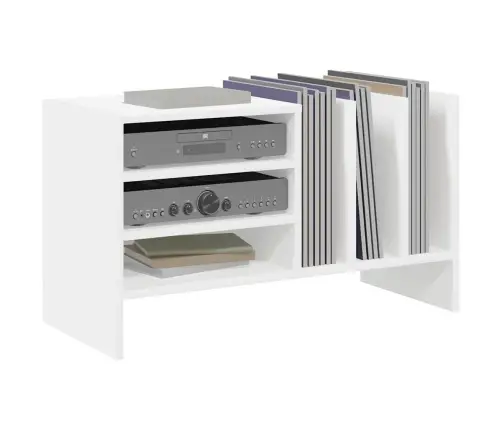 Plašu Skapis Balts 78.5 X 35 X 45 Cm Inženierijas Koks Vidaxl