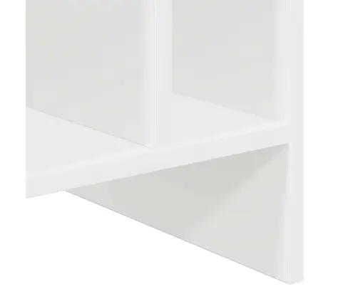 Plašu Skapis Balts 78.5 X 35 X 45 Cm Inženierijas Koks Vidaxl