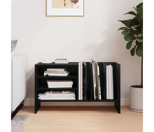 Plašu Skapis Melns Ozolkoks 78.5 X 35 X 45 Cm Inženierijas Koks Vidaxl