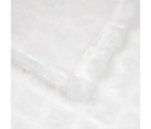 Pledu Segas 6 Pcs Balts 240 X 220 Cm Flīss Vidaxl