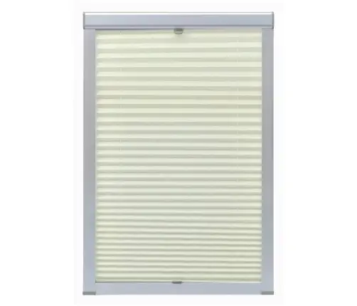 Plisētas Žalūzijas, Krēmkrāsā, Sk08 Vidaxl
