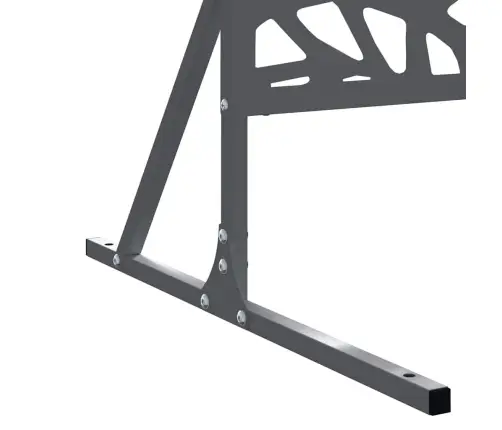 Privātuma Ekrāns Antracīts 100 X 50 X 180 Cm Tērauds Vidaxl