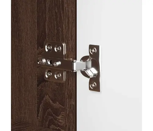 Puse Ar Atvilktni Brūns Ozols 100 X 30 X 65,6 Inženierijas Koks Vidaxl