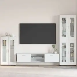 Puse Ar Plauktu Balts 55,5 X 29 X 103 Cm Inženierijas Koks Vidaxl Puse Ar Plauktu Balts 55,5 X 29 X 103 Cm Inženierijas Koks Vidaxl