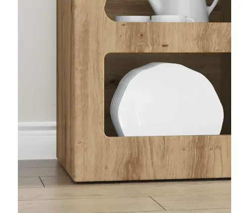 Puse Artisānā Ozols 40 X 35 X 100,5 Cm Inženierijas Koks Vidaxl