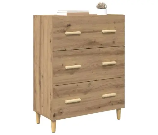 Puse Artisānā Ozols 69,5 X 34 X 90 Cm Inženierijas Koks Vidaxl