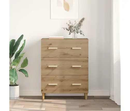 Puse Artisānā Ozols 69,5 X 34 X 90 Cm Inženierijas Koks Vidaxl