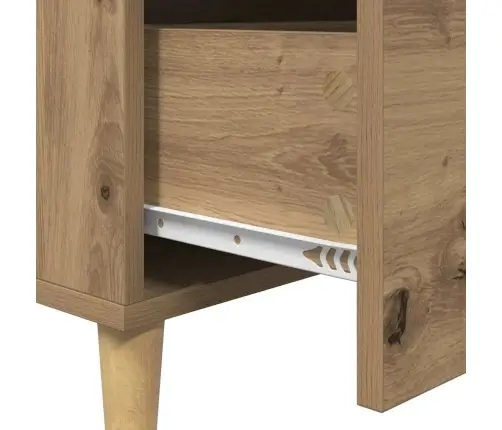 Puse Artisānā Ozols 69,5 X 34 X 90 Cm Inženierijas Koks Vidaxl