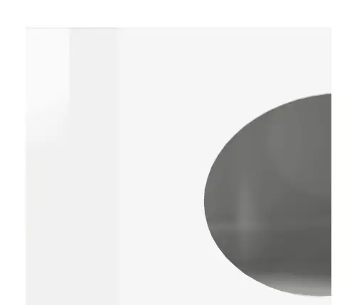 Puse Augsta Spīduma Baltā Krāsa 40 X 35 X 100,5 Cm Vidaxl