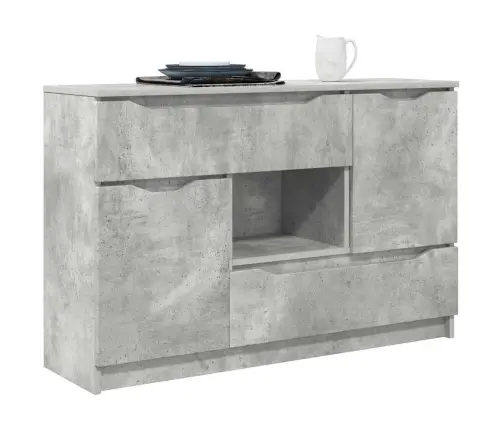 Puse Betona Pelēks 100 X 30 X 65,6 Inženierijas Koks Vidaxl