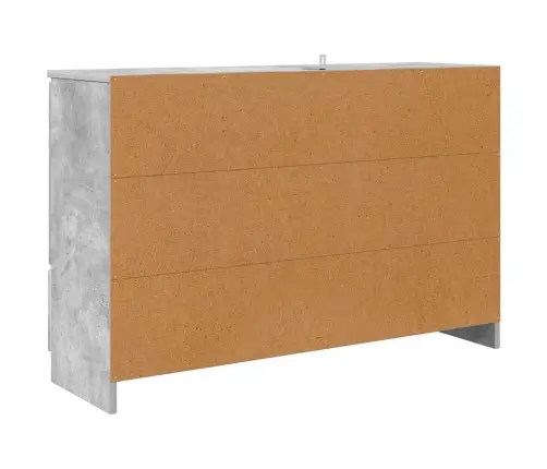 Puse Betona Pelēks 100 X 30 X 65,6 Inženierijas Koks Vidaxl