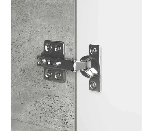 Puse Betona Pelēks 100 X 30 X 65,6 Inženierijas Koks Vidaxl