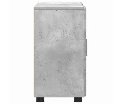 Puse Betona Pelēks 88,5 X 30,5 X 55,5 Cm Inženierijas Koks Vidaxl