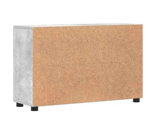 Puse Betona Pelēks 88,5 X 30,5 X 55,5 Cm Inženierijas Koks Vidaxl