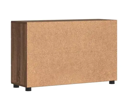 Puse Brūns Ozols 88,5 X 30,5 X 55,5 Cm Inženierijas Koks Vidaxl