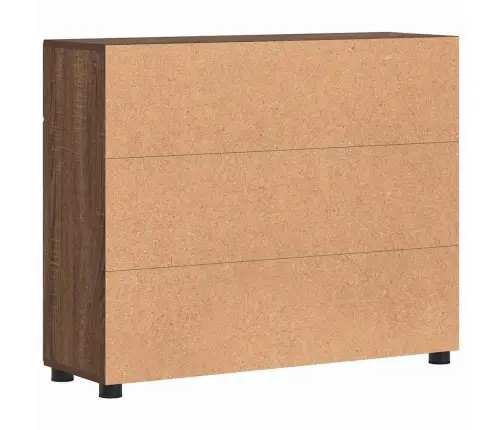 Puse Brūns Ozols 88,5 X 30,5 X 73 Cm Inženierijas Koks Vidaxl