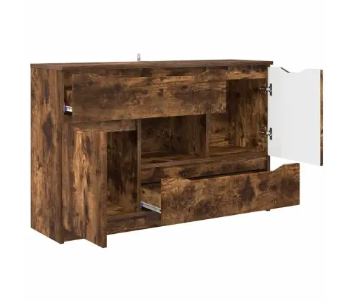 Puse Dūmaka Ozols 100 X 30 X 65,6 Inženierijas Koks Vidaxl