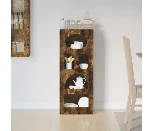 Puse Dūmaka Ozols 40 X 35 X 100,5 Cm Inženierijas Koks Vidaxl