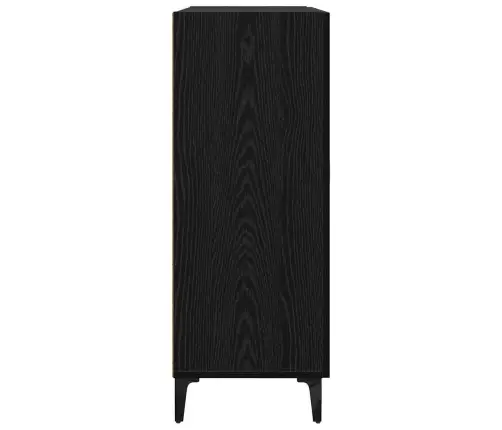 Puse Melns Ozolkoks 69,5 X 34 X 90 Cm Inženierijas Koks Vidaxl